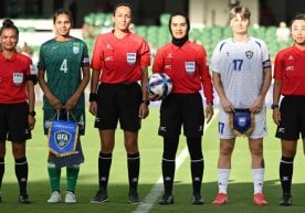 Котрина Кулбите бошчилигидаги Ўзбекистон аёллар терма