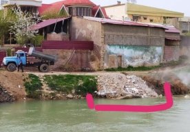 Bo‘zsuv kanalini ifloslantirgan shaxslar javobgarlikka tortildi (foto) фото