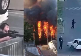 Коллаж: “Дарё” Доғистонда 23 июнь куни кечқурун Махачқалъа