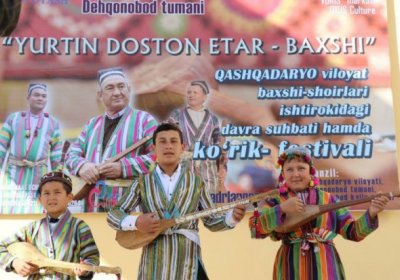 Dehqonobodda baxshichilik festivali oʻtkazildi (foto) фото