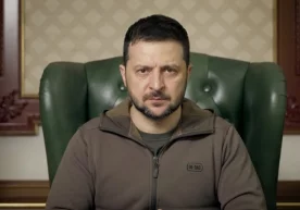 Украина президенти Владимир Зеленский Россиянинг Днепрдаги