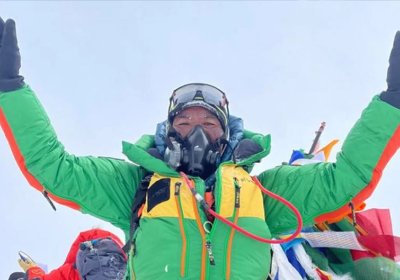 Nepallik sherpa Everestni zabt etish bo‘yicha rekord o‘rnatdi фото