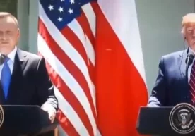 Oq uyning Pushti bog‘ida AQSh va Polsha prezidentlari