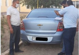 Бандихонда “Cobalt” автомашинаси хатланди фото