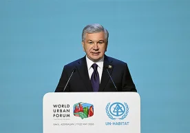 Le Président de la République d'Ouzbékistan, Shavkat