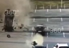 Havoda uchta saltoni amalga oshirgan taksi aeroport stoyankasiga kelib «qo‘ndi» (video) фото