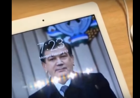 Nyu-Yorkdan gapiramiz: Shavkat Mirziyoyev surati Apple rasmiy do‘konlarida фото