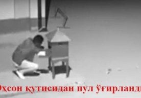 Бухорода масжидга ўғирликка тушиб, эҳсон қутисини ўмарган шахс қўлга олинди фото