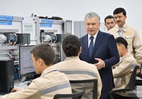 Prezident Shavkat Mirziyoyev Olmaliq shahriga tashrif buyurdi фото