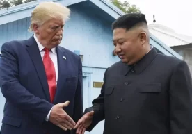 АҚШ президенти Доналд Трамп КХДР етакчиси Ким Чен Ин билан