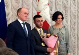 Rossiyada O‘zbekiston fuqarosiga medal topshirildi фото