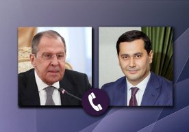 Sardor Umrzoqov va Sergey Lavrov telefon orqali muloqot qildi фото