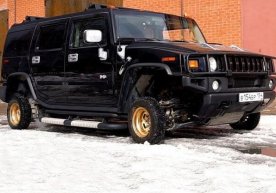 Rossiyalik blogerlar Hummer’ga «Jiguli»ning 13 dyuymli g‘ildiraklarini «kiydirdi» (foto, video) фото