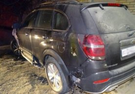 Tadbirkorning uyi oldida «Captiva» va «Ford» mashinalari yoqib yuborildi фото