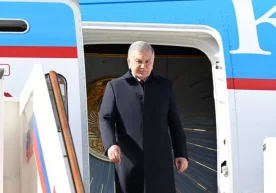 Шавкат Мирзиёев Москвага етиб борди фото