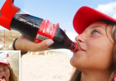 Coca-Cola бутилкага ўрнатиладиган селфи камера чиқаради фото