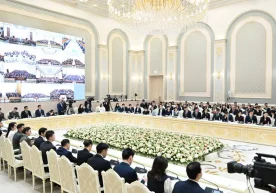 Президент Шавкат Мирзиёев ёшлар билан бўлиб ўтган