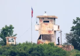 Фото: Тҳе Кореа Times Жанубий Корея ҳарбийлари чегарани