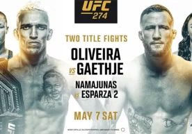 Фото: UFC АҚШнинг Аризона штатида 8 май тонгида UFC 274