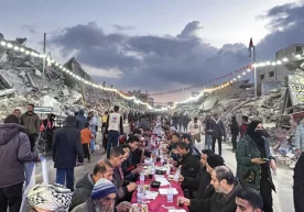 Ramadan passing in the ruins and under the rain of bullets (photo) фото