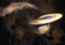 Astronomlar galaktikamizda yashiringan qora tuynukni topishdi фото