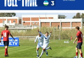 The Uzbek U-17 national team, led by Islam Ismailov,
