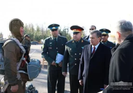 Ўзбекистон президенти Шавкат Мирзиёев Чирчиқ шаҳридаги