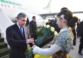 Gurbanguli Berdimuhamedov Toshkentga keldi фото