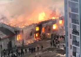 Фото: Видеодан кадр Тошкентдаги хонадонда юз берган