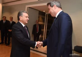 Shavkat Mirziyoyev Bavariya Bosh vaziri bilan uchrashdi фото