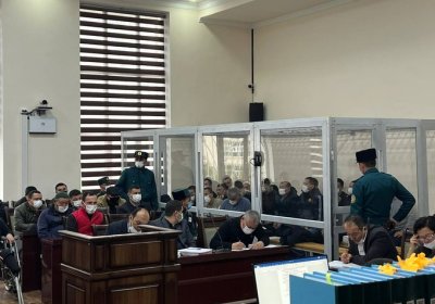 Нукус воқеалари бўйича Бухоро вилоятида давом этаётган суд мажлисидан репортаж фото