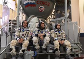 Халқаро коинот станциясидан уч фазогир Ерга қайтди фото