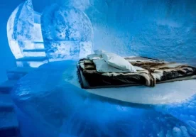 Швецияда муздан ишланган меҳмонхона очилди фото
