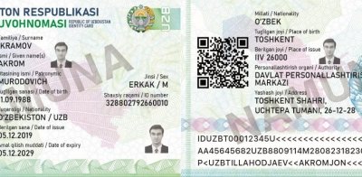2021 йил 1 январдан бошлаб биометрик паспорт ўрнига ID-карталар берилади фото