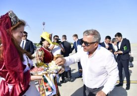© Навоий вилояти ҳокимлиги Татаристон раиси Рустам