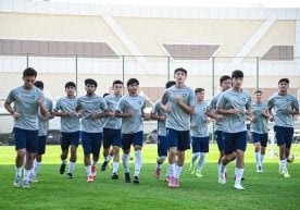 Қатарда старт олган 17 ёшгача бўлган футболчилар