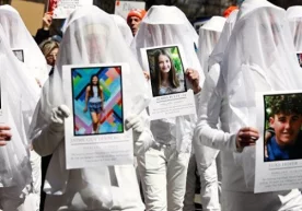 Фото: «Reuters» Кеча, 24 март куни 150 мингга яқин киши