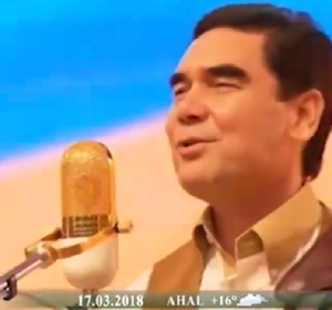 Turkmaniston prezidenti 80-yillar xitini ijro etdi (video) фото