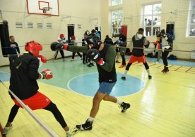 O‘zbekiston va Kuba bokschilarining sparring janglari bo‘lib o‘tdi, Bahodir Jalolov ham bazada (video) фото