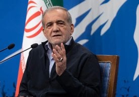 Эрон президенти Масъуд Пизишкиён давлат телевидениеси