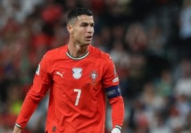 El capitán de Portugal, Cristiano Ronaldo, se prepara para
