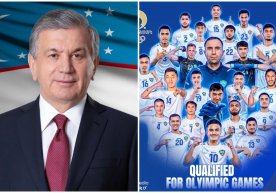 Prezident Olimpiadaga yo‘llanma olgan futbolchilarga tabrik yo‘lladi фото