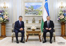 Shavkat Mirziyoyev Dmitriy Kozakni qabul qildi фото