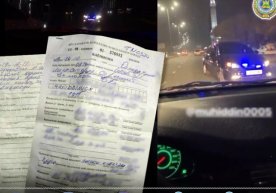 Maxsus signallarni yoqqan holda qarama-qarshi yo‘nalishdan harakatlangan tonirovkali «Lacetti-2» egasi ushlandi фото