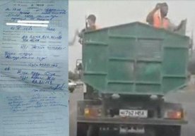 Qo‘qonda yo‘lovchilari isiriq tutatib yurgan yuk mashinasi haydovchisi jarimaga tortildi фото