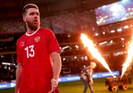 Россия терма жамоаси ҳужумчиси Иван Сергеев Перу жамоасига