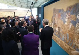 Фото: Президент матбуот хизмати Елисей саройида ўтган олий