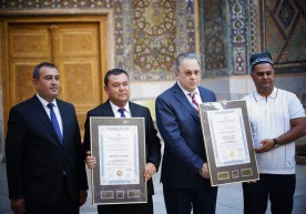 Самарқанддаги Регистон ансамблининг Улуғбек мадрасасида