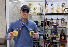 Таэквондо бўйича икки карра Олимпиада ғолиби Улуғбек