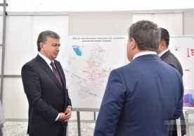 Prezident Jizzaxda qurilish materiallari korxonalarini ko‘paytirish bo‘yicha topshiriq berdi фото